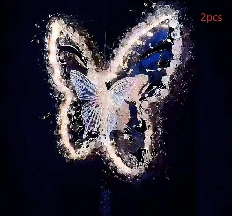 PrimeNest™ Water Flow Butterfly Night Light Pendant Complete Material Kit