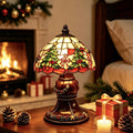 PrimeNest™ Santa Claus Reindeer Table Lamp Resin Craft