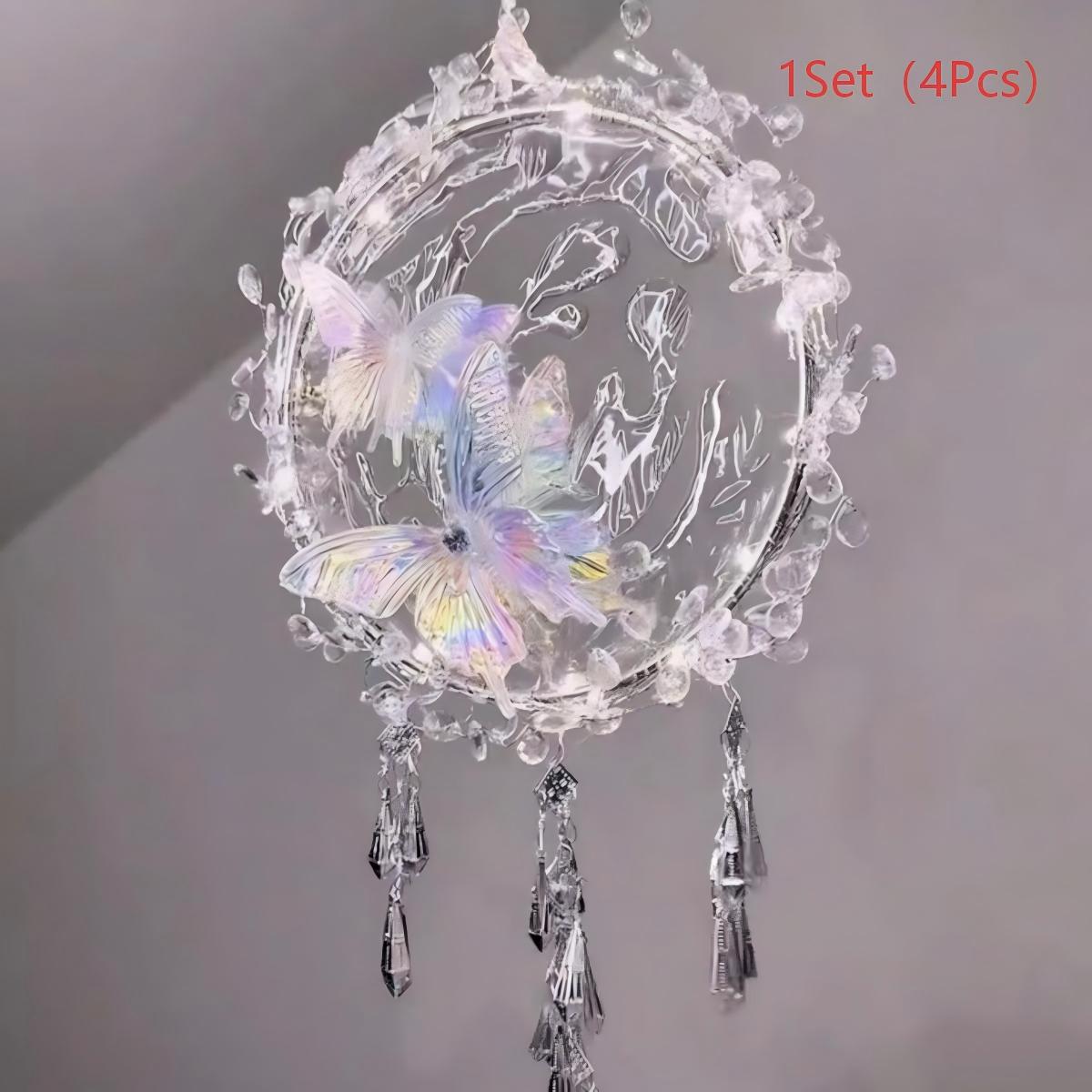 PrimeNest™ Water Flow Butterfly Night Light Pendant Complete Material Kit