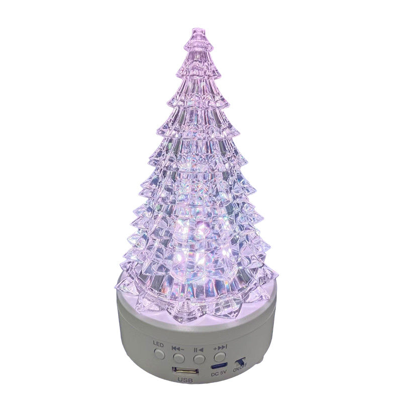 PrimeNest™ Christmas Tree Multicolor Crystal Lamp Desktop Decorative Atmosphere Night Light