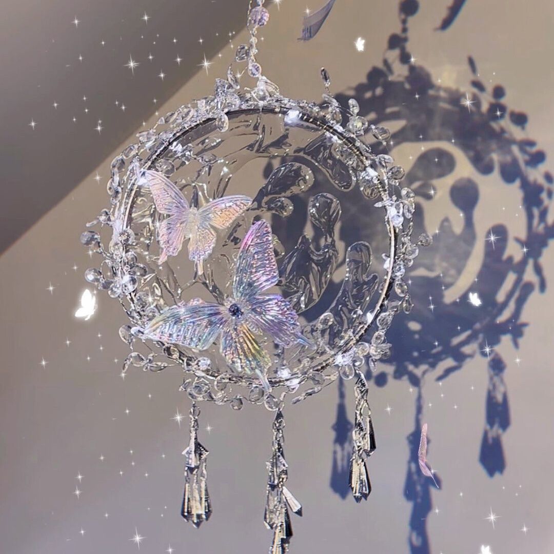PrimeNest™ Water Flow Butterfly Night Light Pendant Complete Material Kit