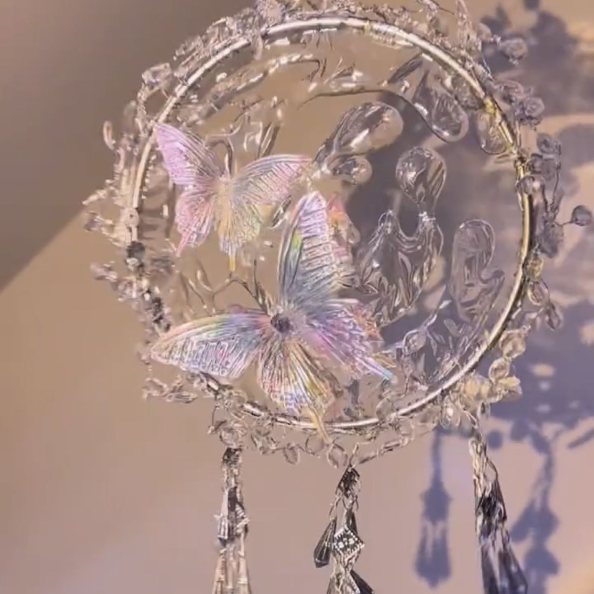 PrimeNest™ Water Flow Butterfly Night Light Pendant Complete Material Kit